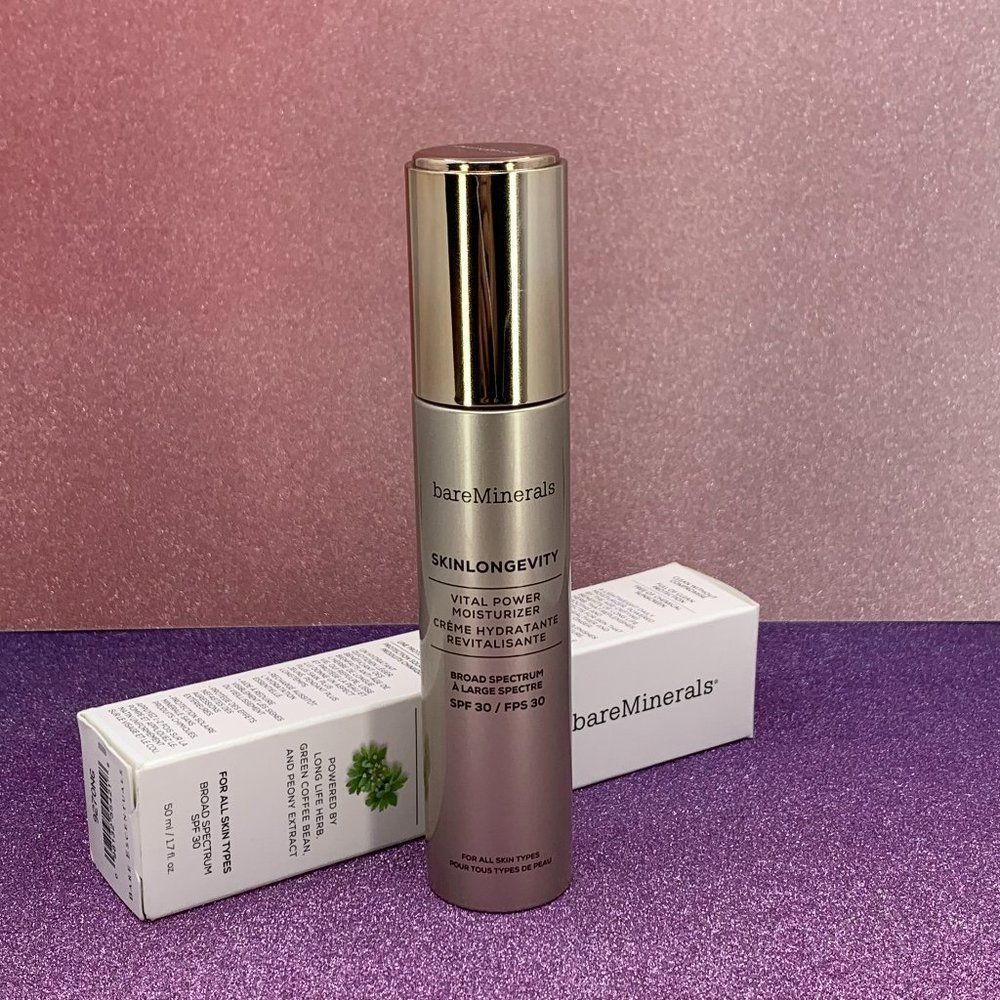 🌸 Bareminerals - Vital Power Moisturizer - SPF - New in Box - Full Size - Picture 5 of 6